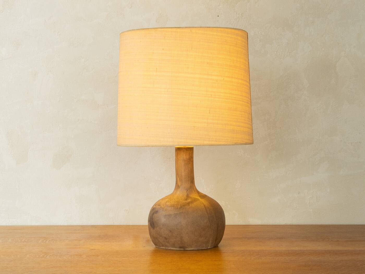 1970s Table Lamp with Ceramic Base