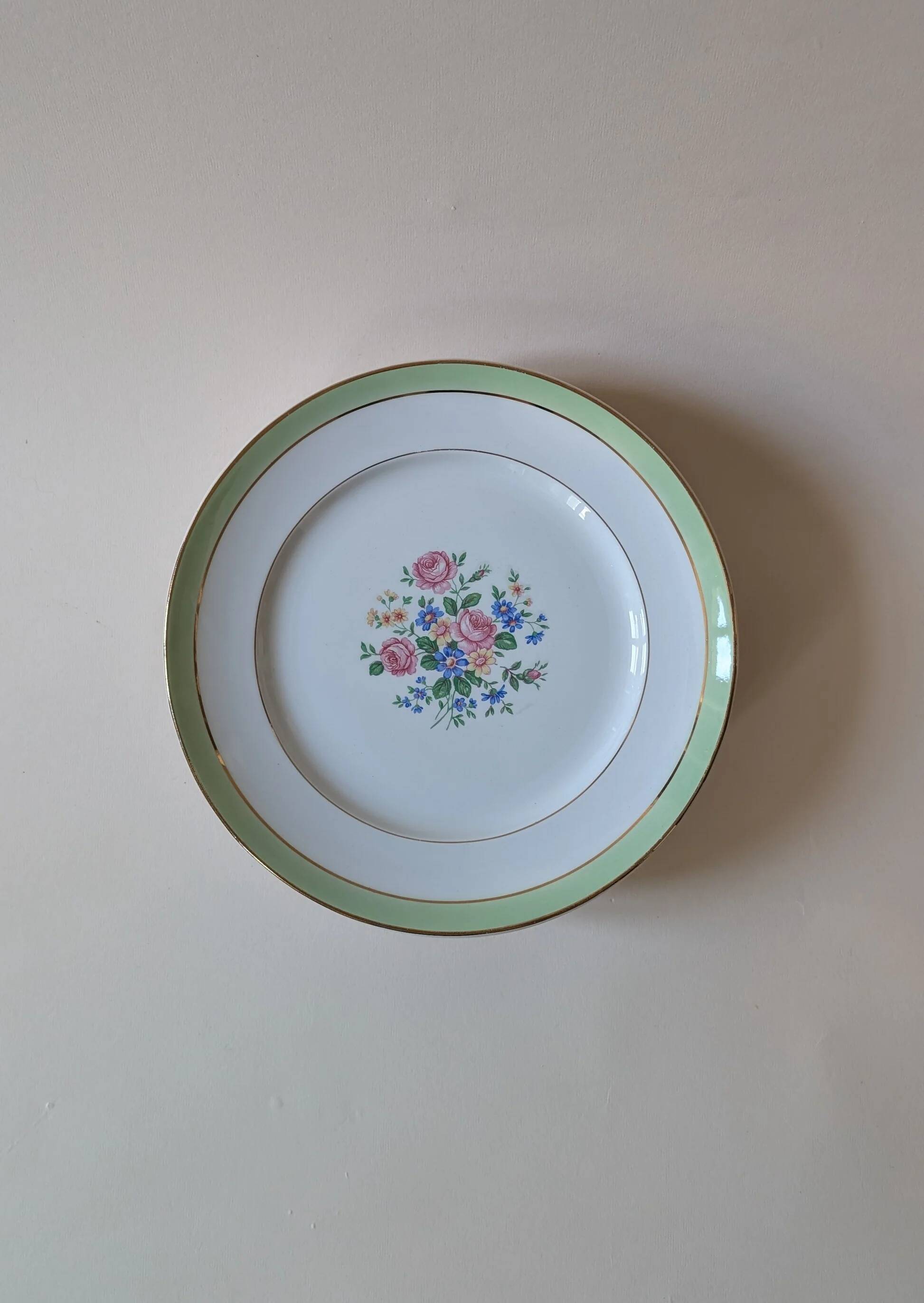 Ensemble de 7 assiettes plates - Orchies - Moulin des loups