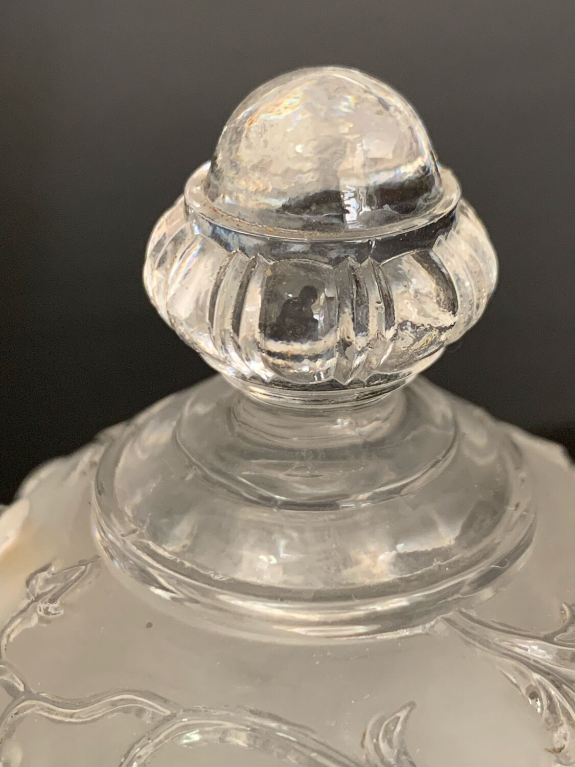 Baccarat crystal mustard