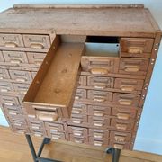 Industrial workshop cart with metal drawer cabinet S.N.O.R.