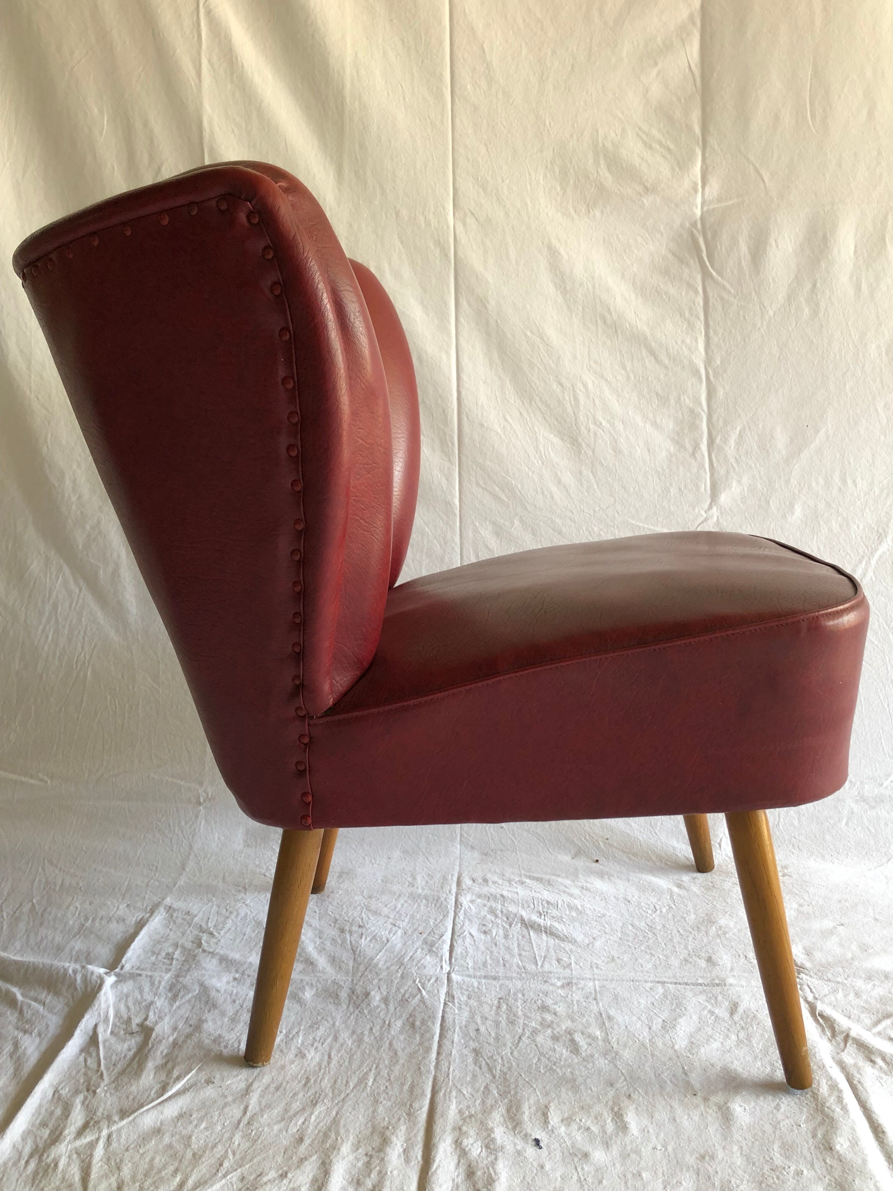 Red expo 58 cocktail armchair