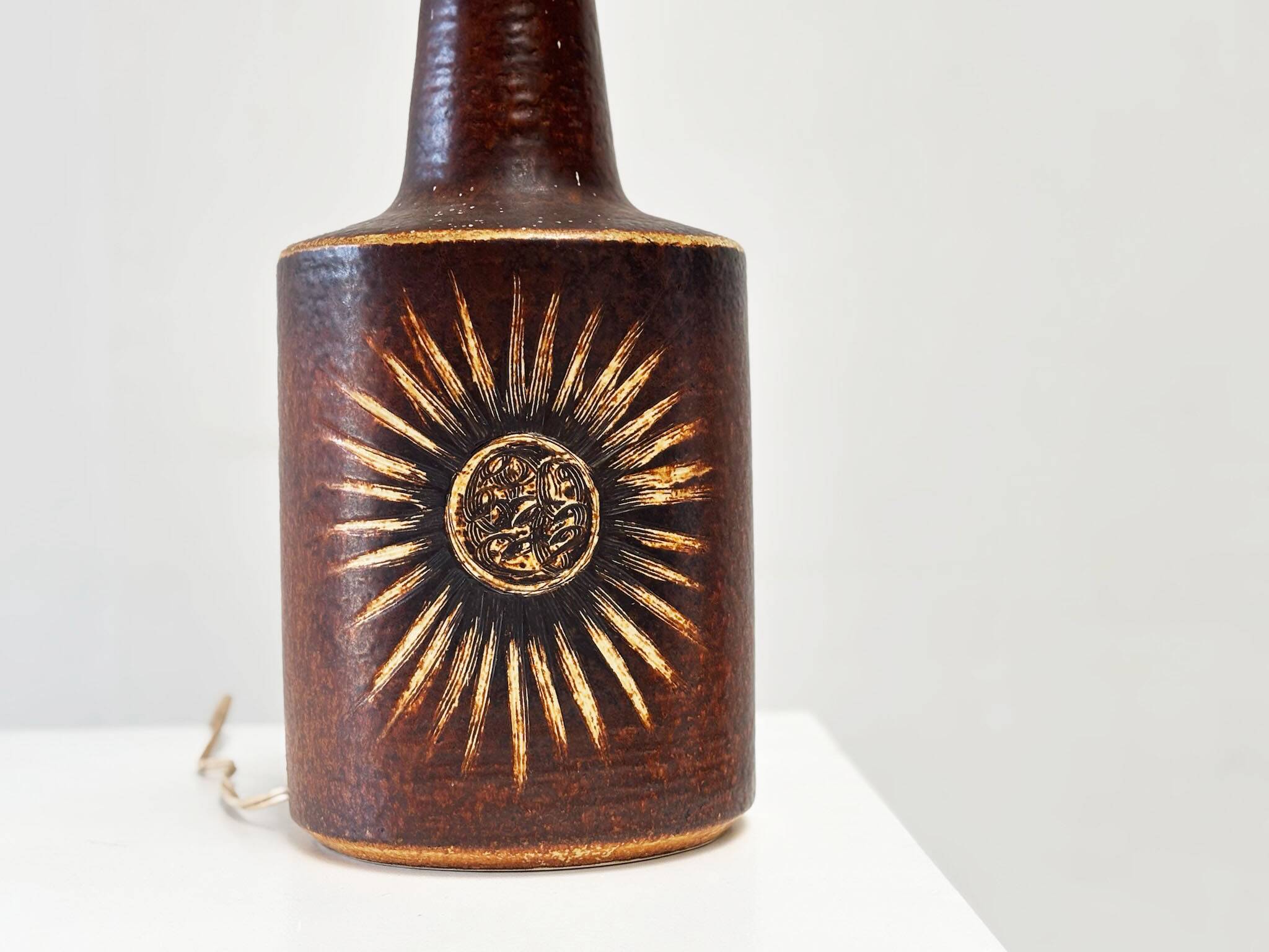 Pair of Sun serie table lamps by Søholm for Bornholm