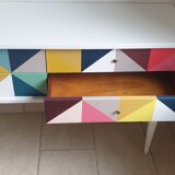 Console 4 tiroirs vintage