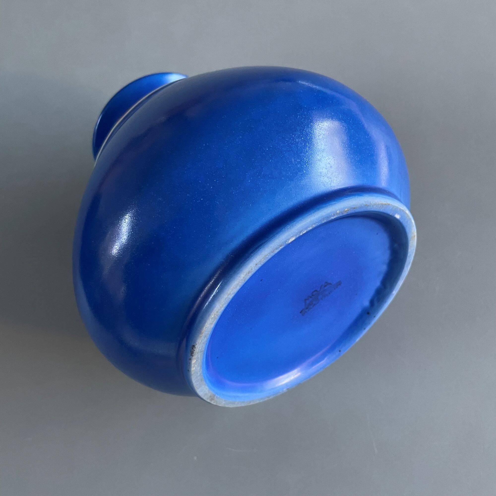 Glazed stoneware, ceramic vase, Art Deco style, Mosa Maastricht