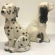 Pair of ceramic dogs