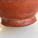 Dark terracotta vase
