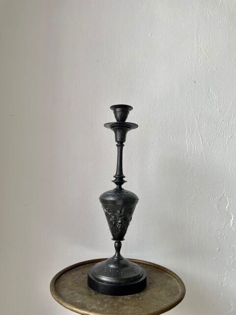 Cast iron candle holder Napoleon III