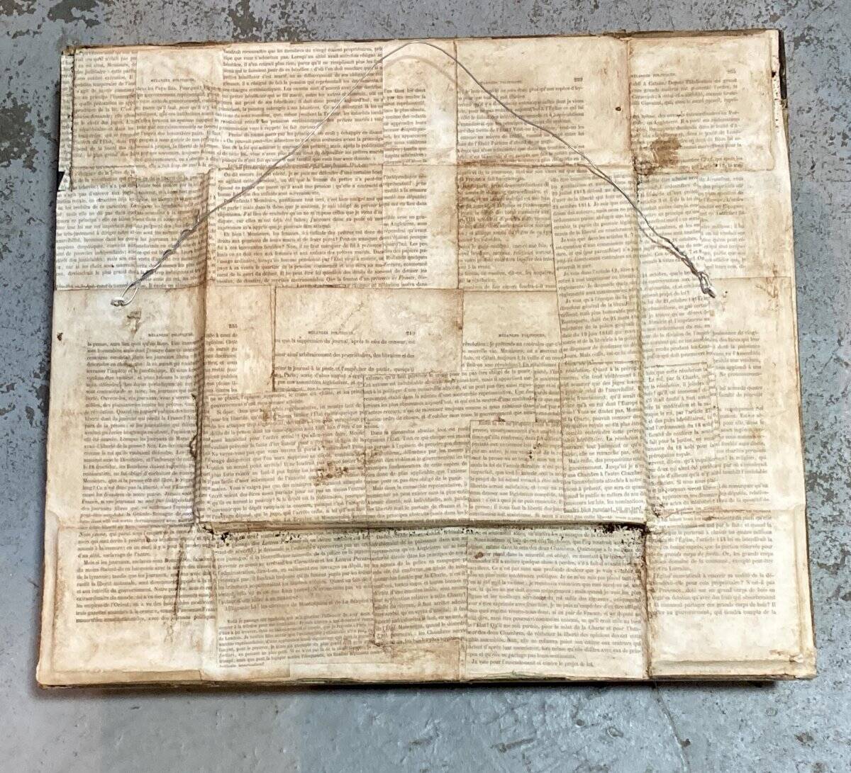 Gilded mirror - mercury glass - 52 x 46