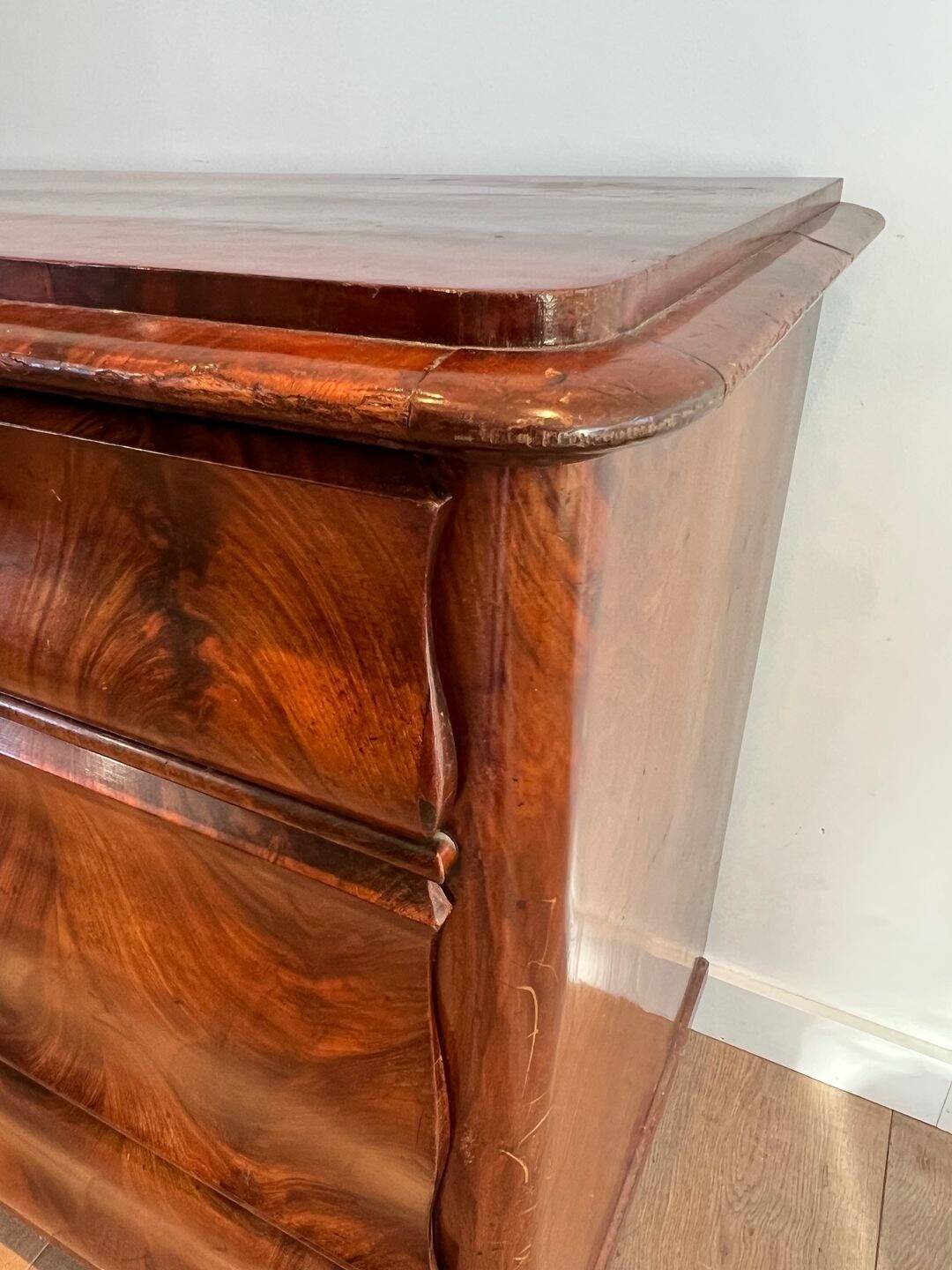 Three-Drawer Mahogany Commode, France, circa 1820