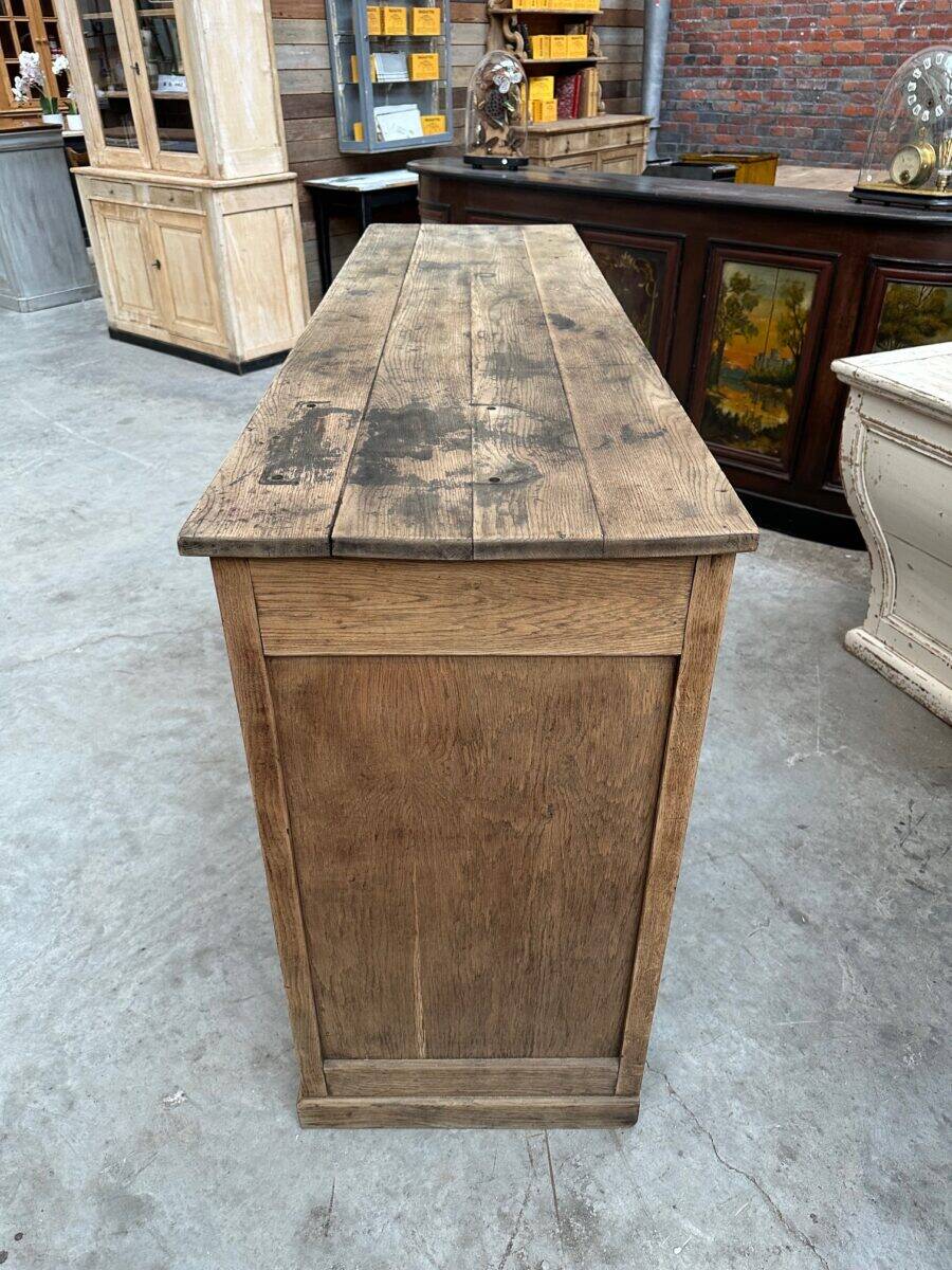 Early 20th-century oak workshop furniture