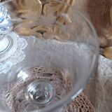 Vase verre à pied