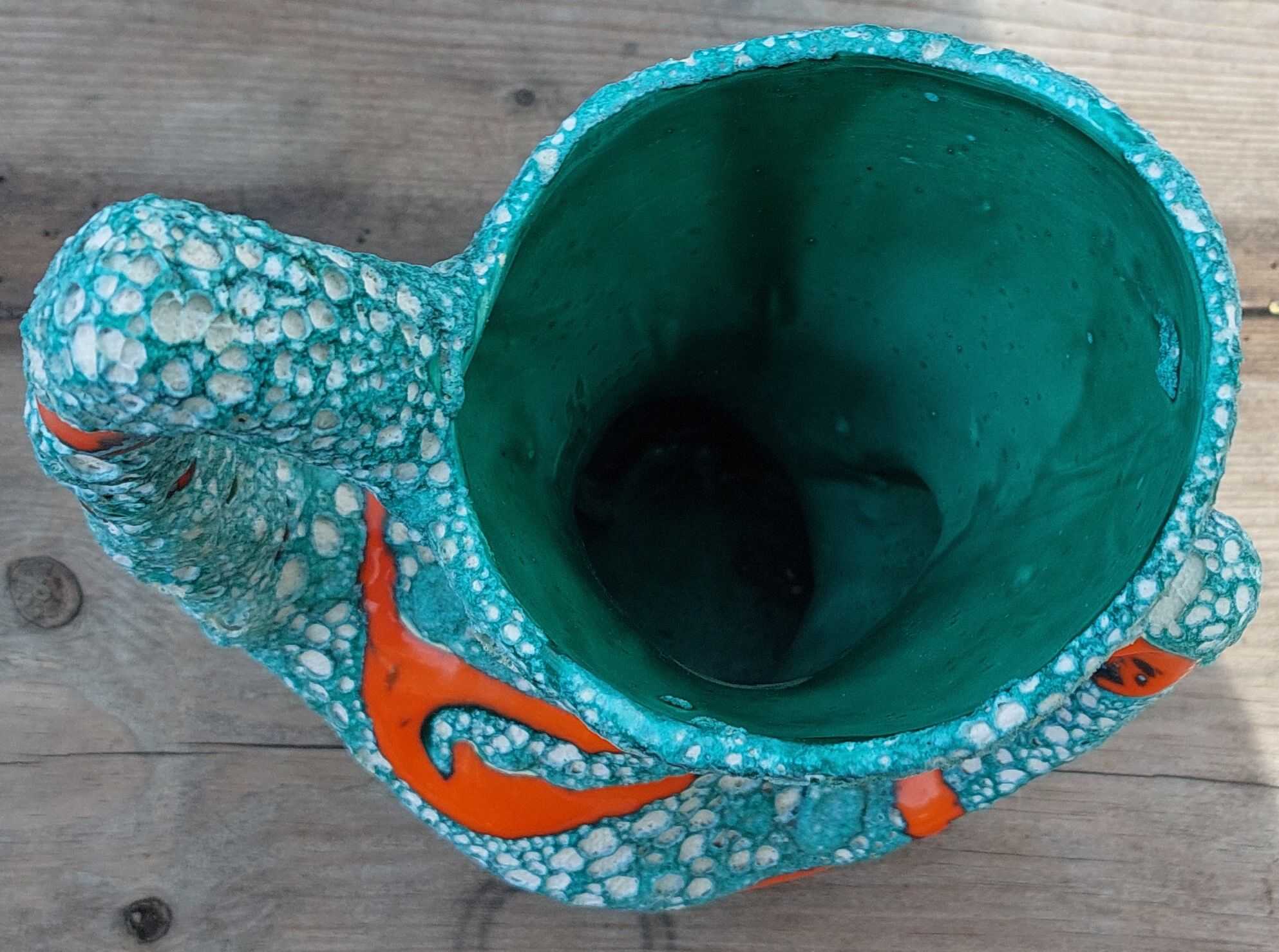 Vase vallauris fat lava