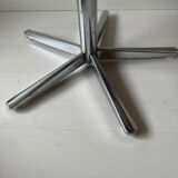 Swivel armchair 70s imitation leather