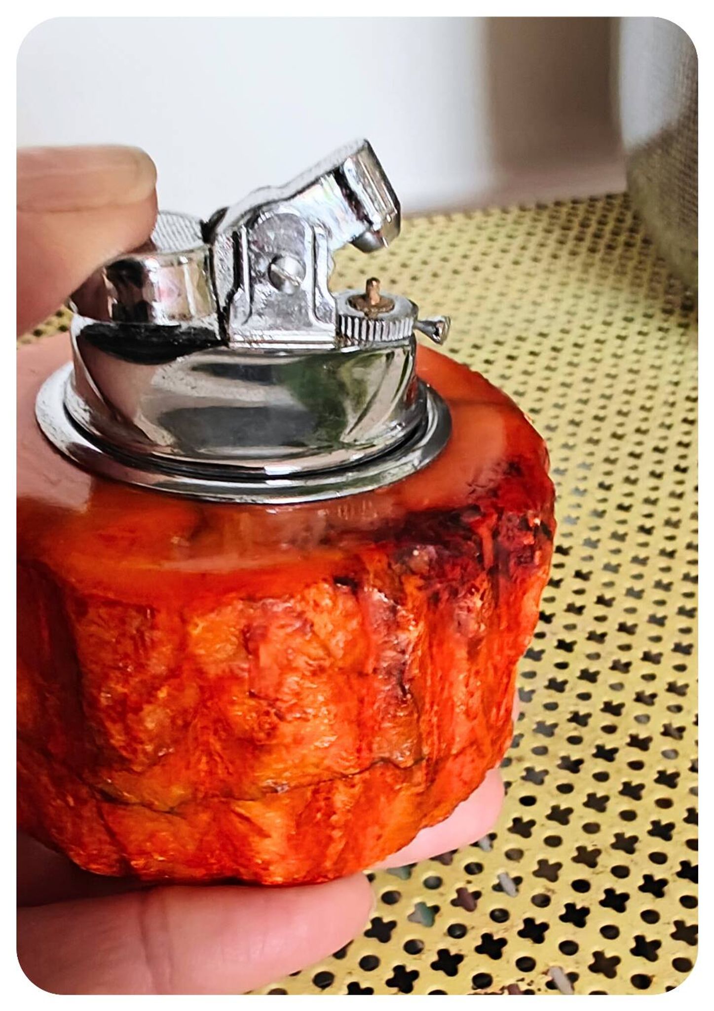 Briquet de table rouge Romano Bianchi