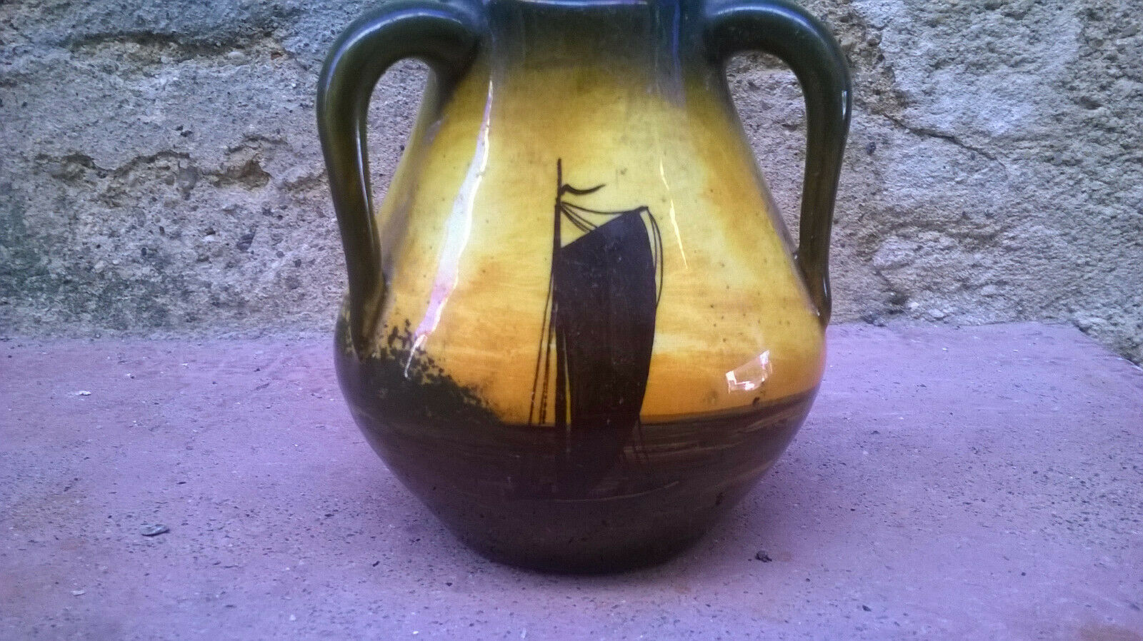 Miniature vase "Holy desert jeans"