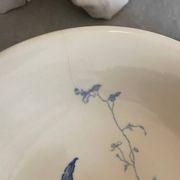 Gien porcelain compote bowl