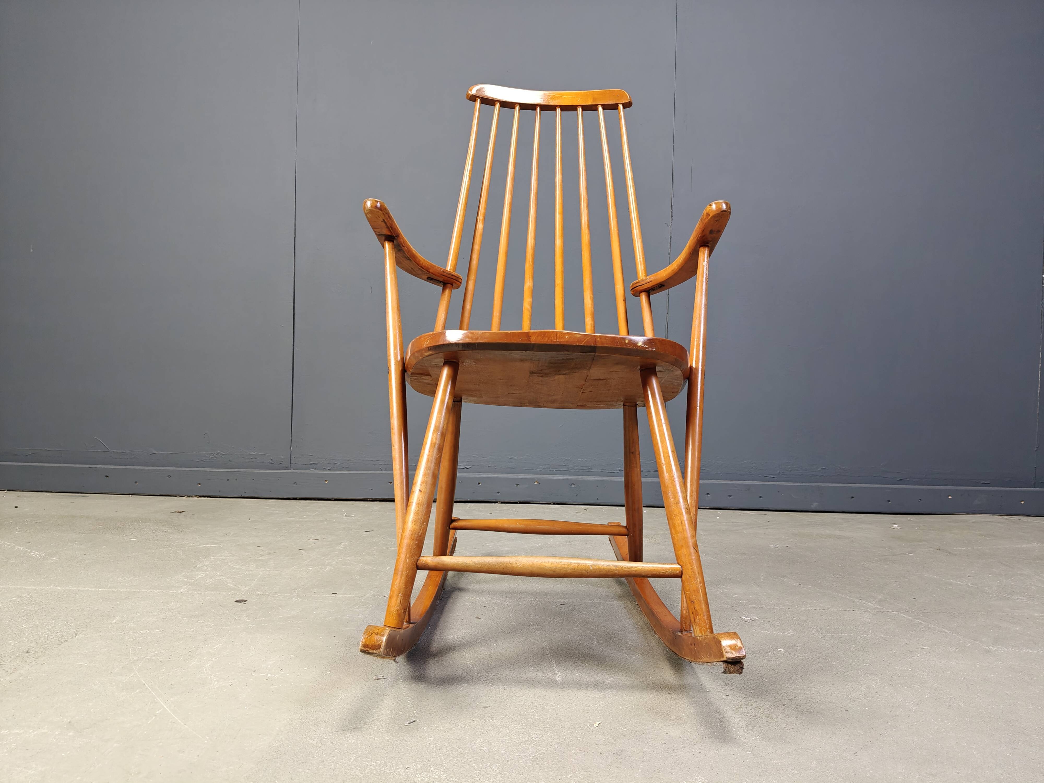 Vintage danish rocking chair, 1960s