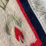 Tapis Rollakan décor de tulipes vintage