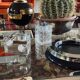 Clear Lucite table lighter, Italy 1970s