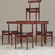 Table de repas et 4 chaises par Hans Olsen pour Frem Rojle  Danemark