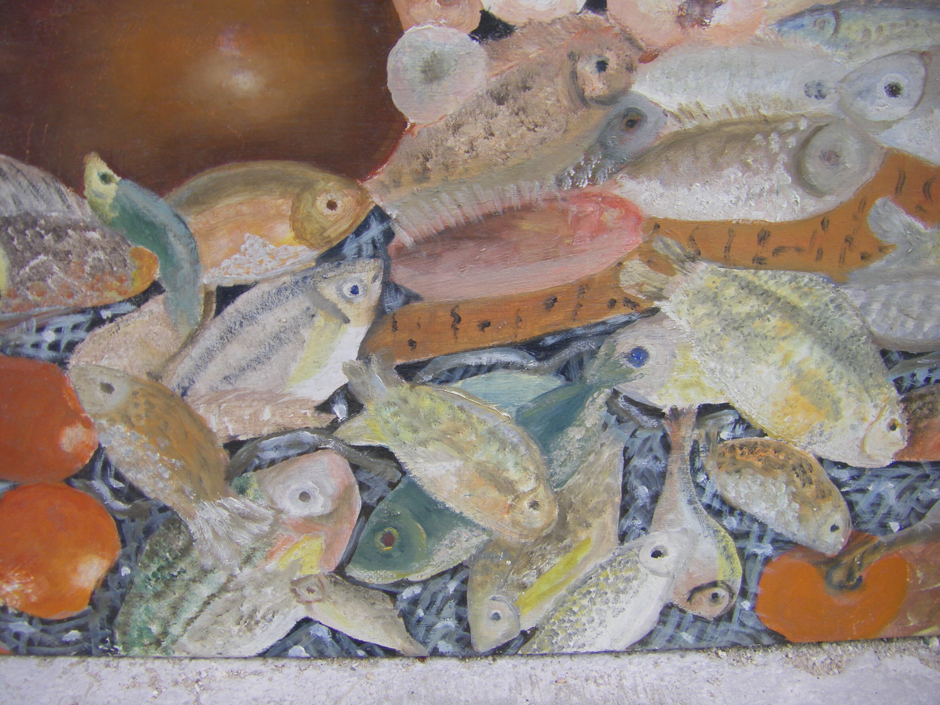 Painting Return from fishing