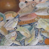 Painting Return from fishing