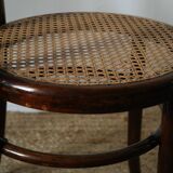 Pair of 20th century Fischel bistro chairs