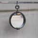 Brutalist French Mid-Century Wall Mirror