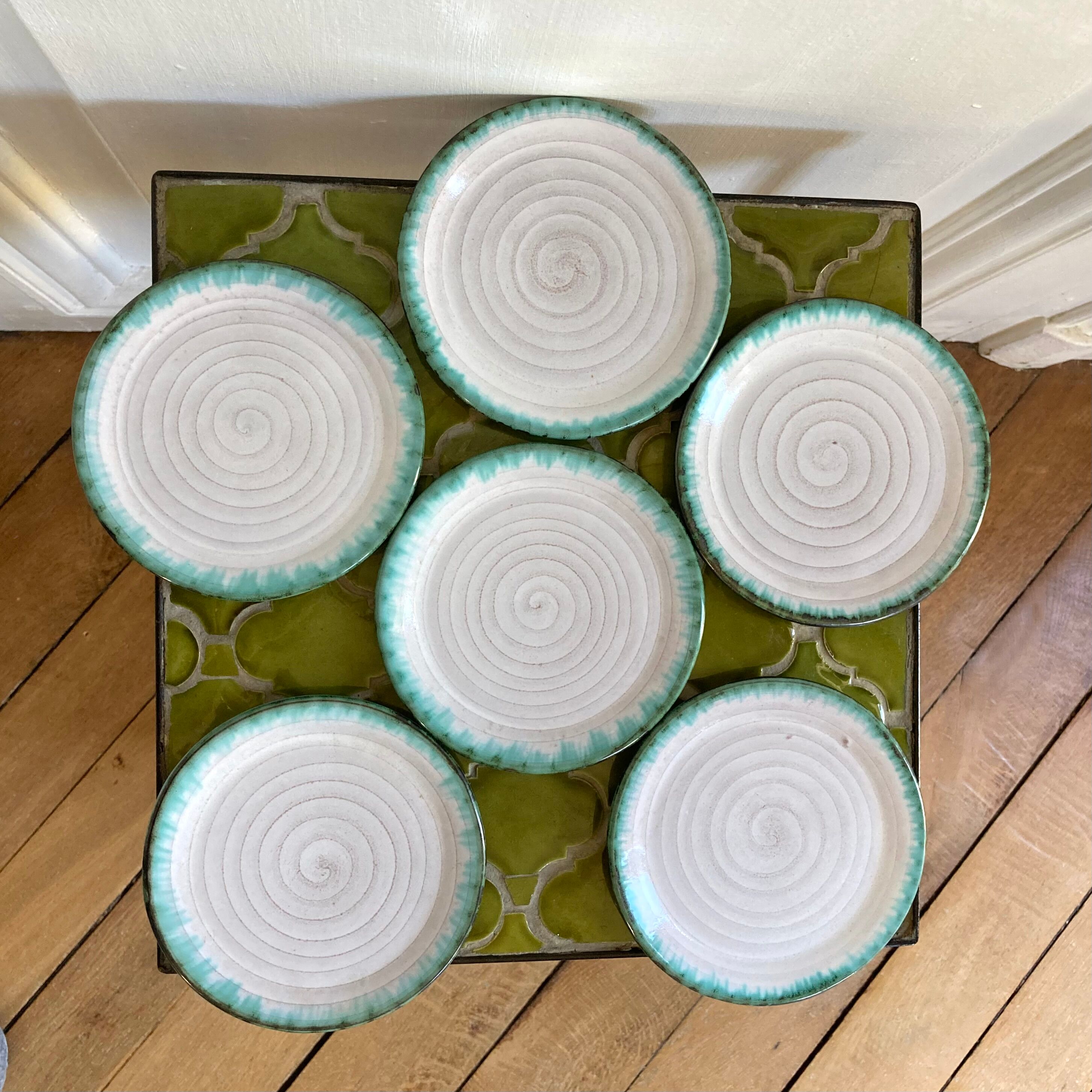 Ceramic mugs 70 hand-painted thistles