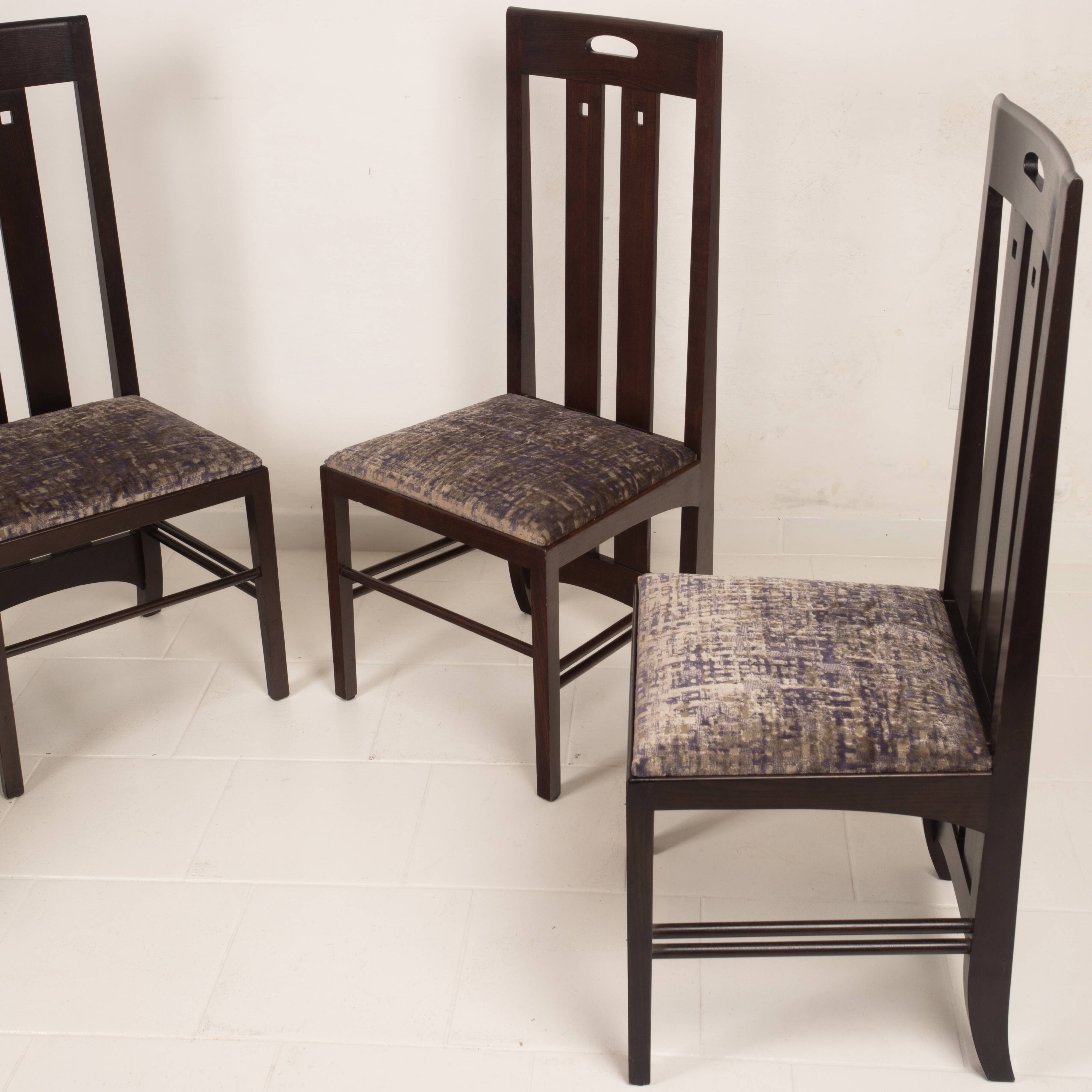 Chaises Ingram Low en bois de frêne au style de Glasgow de Charles Rennie Mackintosh pour Cass