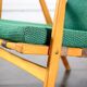 Vintage fan back armchair