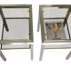 Pair of Brushed Steel Side Tables, Smoked Glass by Guy Lefèvre