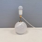 Beautiful table lamp, model Misty by Torben Jørgensen, Holmegaard Glassworks Denmark 1980.
