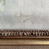 Old painting, still life with roses (late nineteenth)