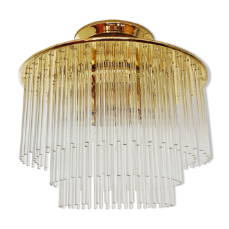 Lustre en laiton des années 1960