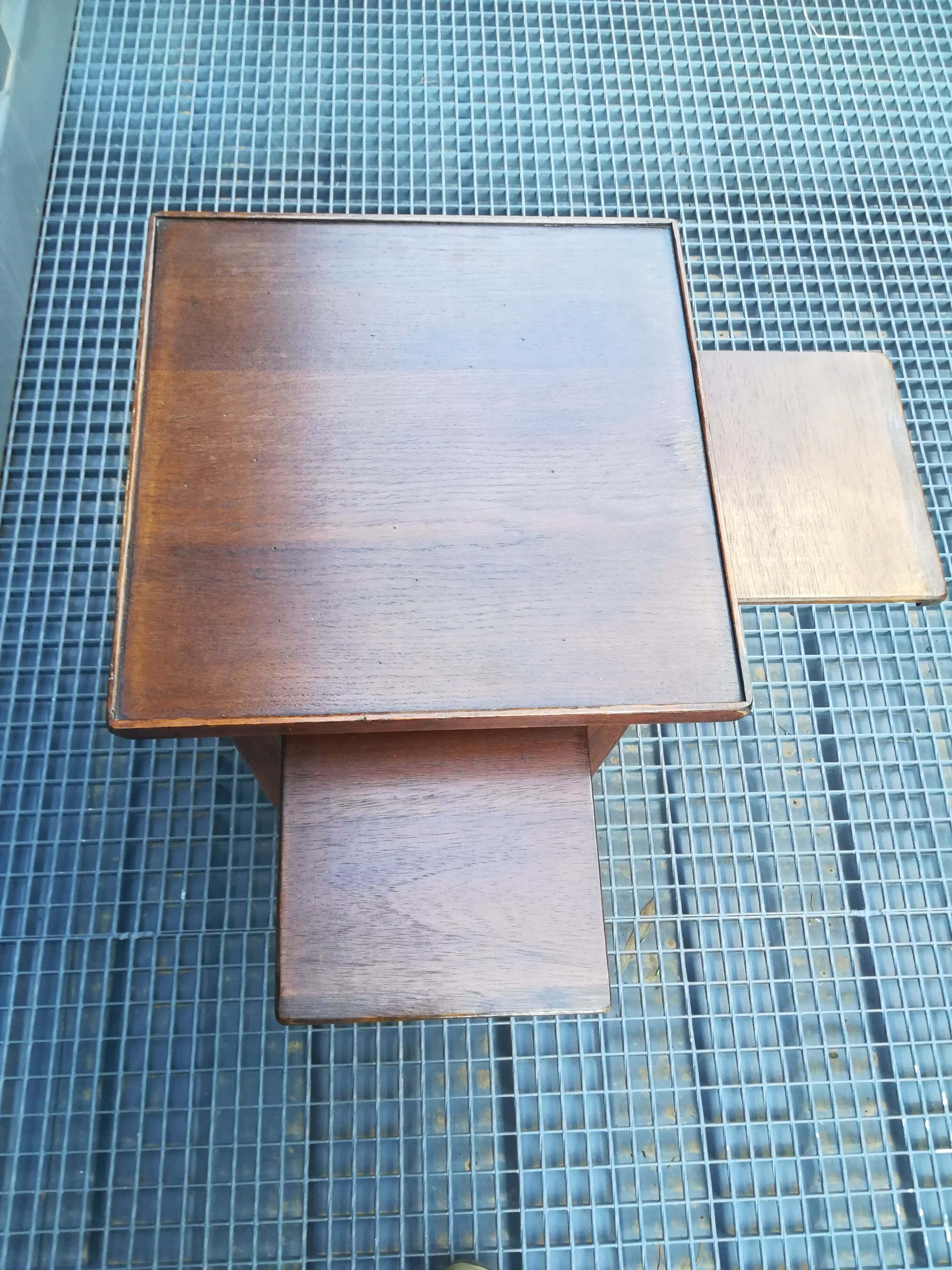 Side table, oak square sofa end