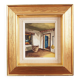 Painting „The Village Chamber”, Scandinavian design, 1970s