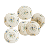 Set of 6 dessert plates Moulin des loups