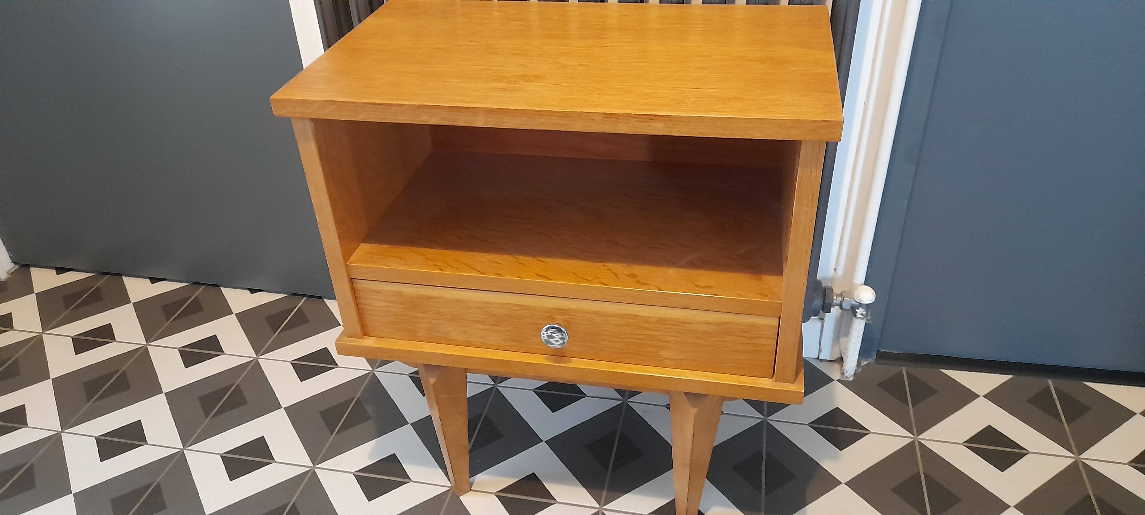 Scandinavian bedside table from the 60s