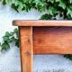 Bureau bois brut années 50