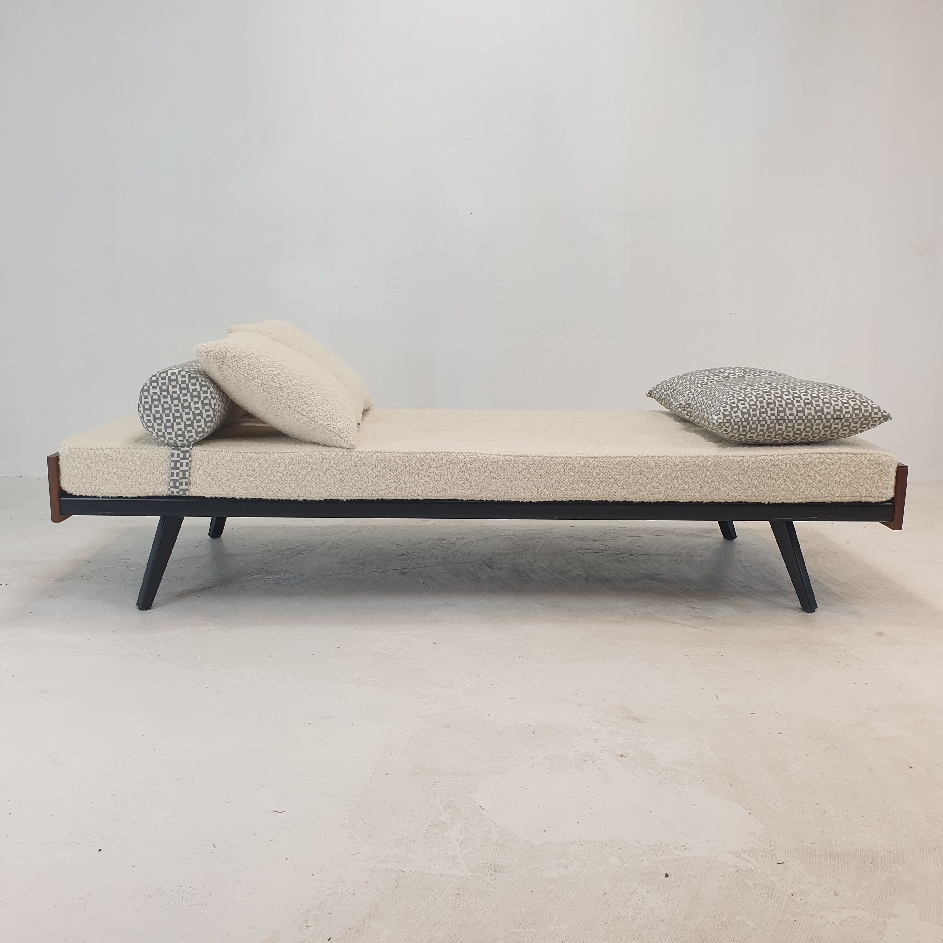 Daybed with Hermes Cushions and Bolster, 1960s
