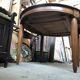 1930s walnut wood dining table