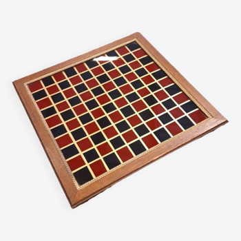 Checkerboard tray 100 wood/glass boxes