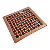Checkerboard tray 100 wood/glass boxes