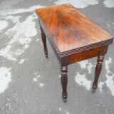 Mahogany games table