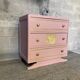 30s Old Rose and Gold chest of drawers