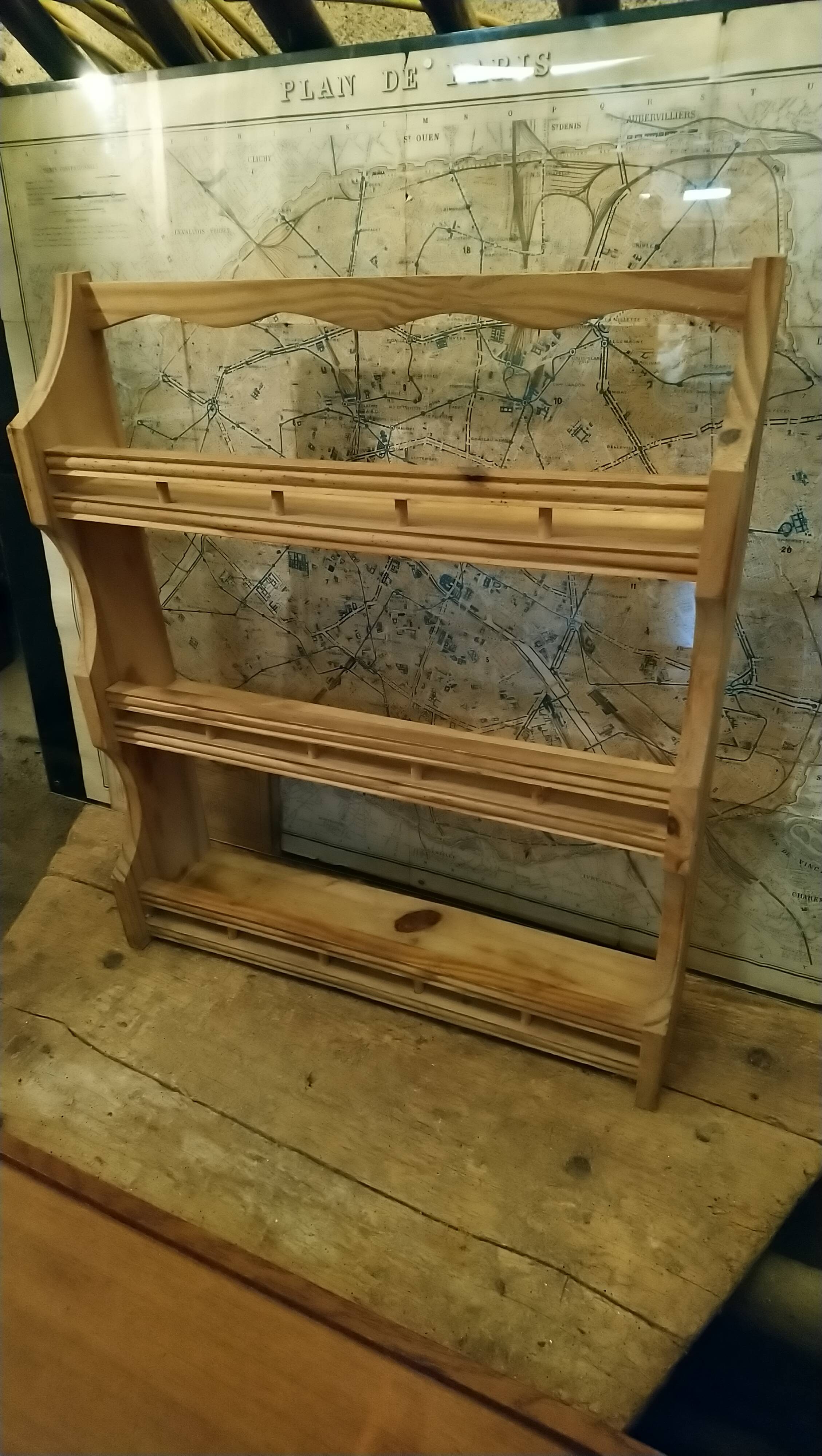 Pine spice rack