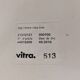 Vitra Eames DSR chair with grey upholstery
