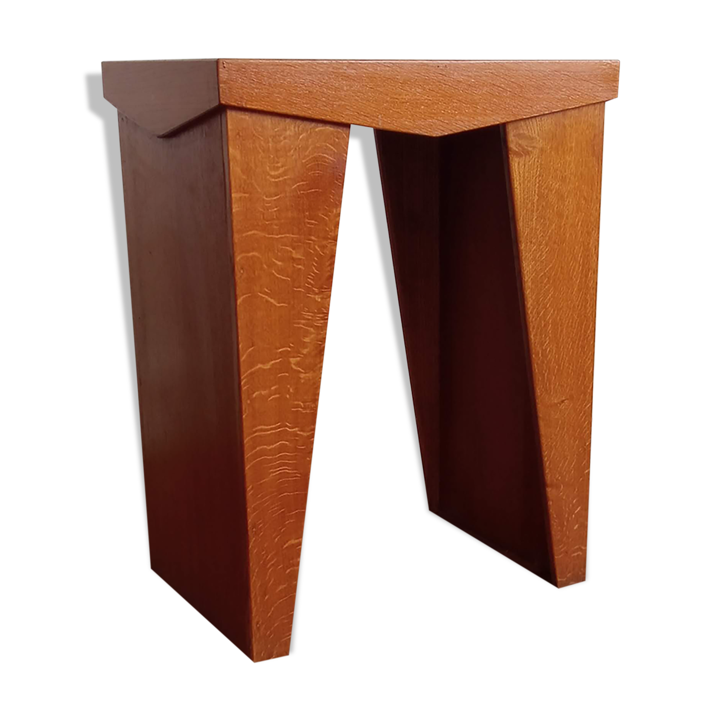 Vintage sofa tip in blond wood