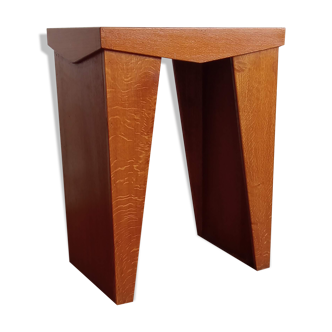 Vintage sofa tip in blond wood
